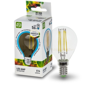 142602LED шар premium Е14 5Вт 4000К