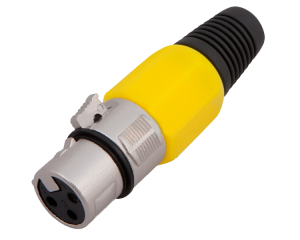 razem-canon-gnezdo-xlr-na-shnur-zheltyj-rexant