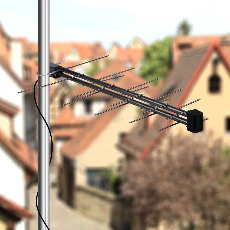 Антенна RX-424 наружная "Активная" для аналогового и цифрового телевидения DVB-T2 REXANT