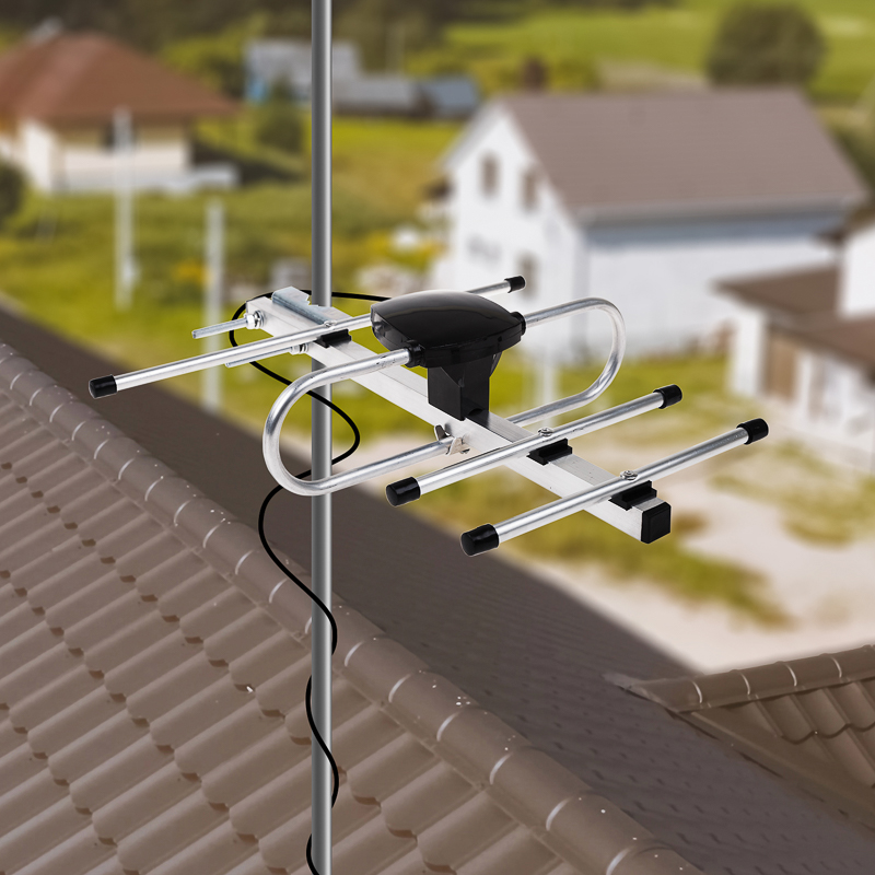 Антенна RX-408 наружная "Активная" для аналогового и цифрового телевидения DVB-T2 REXANT